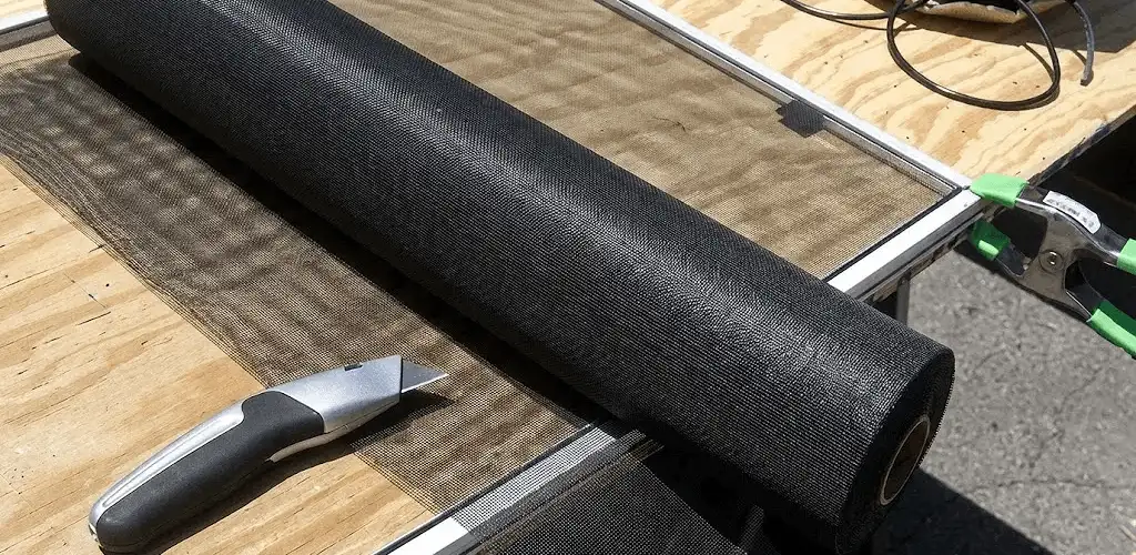 Window screen replacement materials and tools for screen repair in Houston, TX